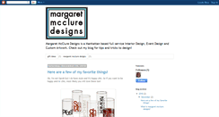 Desktop Screenshot of margaretmccluredesigns.blogspot.com