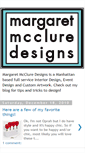 Mobile Screenshot of margaretmccluredesigns.blogspot.com