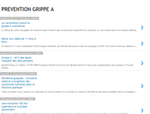 Tablet Screenshot of prevention-grippe-a.blogspot.com