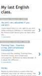 Mobile Screenshot of mylastenglishclass.blogspot.com