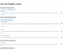 Tablet Screenshot of mylastenglishclass.blogspot.com