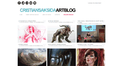 Desktop Screenshot of cristiansaksidaarts.blogspot.com