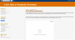 Desktop Screenshot of i-am-not-a-property-investor.blogspot.com