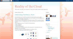 Desktop Screenshot of cloudreality.blogspot.com