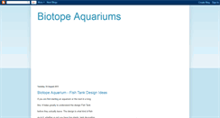 Desktop Screenshot of biotopeaquariums.blogspot.com