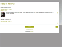 Tablet Screenshot of keepityellow.blogspot.com