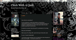 Desktop Screenshot of chickwithaquill.blogspot.com