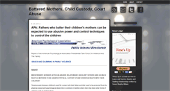 Desktop Screenshot of batteredmotherscustody.blogspot.com