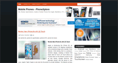 Desktop Screenshot of phonexplore.blogspot.com