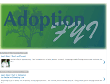 Tablet Screenshot of adoptionfyi.blogspot.com