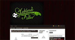 Desktop Screenshot of hablando-futbol.blogspot.com