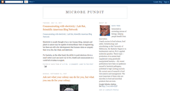 Desktop Screenshot of microbepundit.blogspot.com