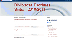 Desktop Screenshot of bibliotecasescolaressintra-20102011.blogspot.com