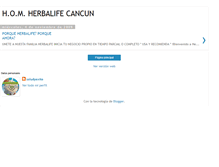 Tablet Screenshot of homherbalifecancun.blogspot.com