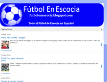 Tablet Screenshot of futbolenescocia.blogspot.com