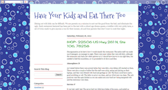 Desktop Screenshot of haveyourkidsandeattheretoo.blogspot.com