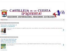 Tablet Screenshot of castillejadelacuestaprotesta.blogspot.com