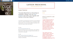 Desktop Screenshot of laveenpreschool.blogspot.com