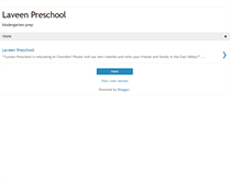 Tablet Screenshot of laveenpreschool.blogspot.com