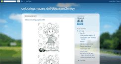 Desktop Screenshot of colouringmazesdot-dot2enjoy.blogspot.com