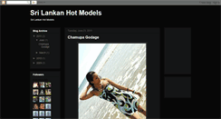 Desktop Screenshot of hotsrilankamodels.blogspot.com