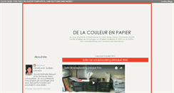 Desktop Screenshot of delacouleurenpapier.blogspot.com