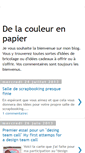 Mobile Screenshot of delacouleurenpapier.blogspot.com