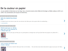 Tablet Screenshot of delacouleurenpapier.blogspot.com