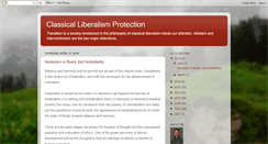 Desktop Screenshot of classicalliberalismprotection.blogspot.com