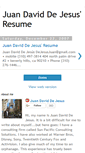 Mobile Screenshot of juandejesus-resume.blogspot.com