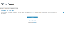 Tablet Screenshot of giftedbooks.blogspot.com