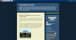 Desktop Screenshot of hillbillygourmet.blogspot.com