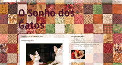 Desktop Screenshot of osonhodosgatos.blogspot.com