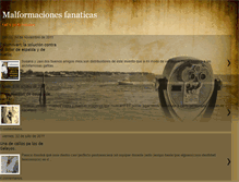Tablet Screenshot of malformacionesfanaticas.blogspot.com