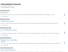 Tablet Screenshot of chocolatedchewie.blogspot.com