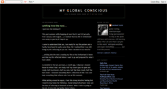 Desktop Screenshot of myglobalconscience.blogspot.com