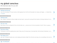 Tablet Screenshot of myglobalconscience.blogspot.com