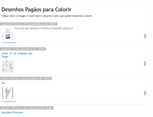 Tablet Screenshot of desenhospagaos.blogspot.com