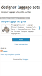 Mobile Screenshot of designerluggagesets.blogspot.com