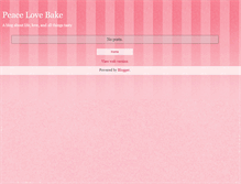 Tablet Screenshot of peacelovebake.blogspot.com