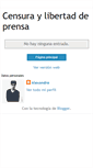 Mobile Screenshot of censuraylibtprensa.blogspot.com