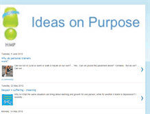 Tablet Screenshot of ideasonpurpose.blogspot.com