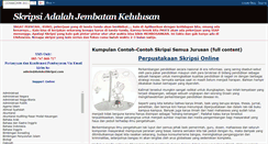 Desktop Screenshot of lulus-skripsi.blogspot.com