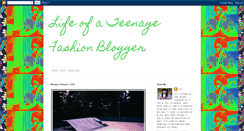 Desktop Screenshot of lifeofateenagefashionblogger.blogspot.com