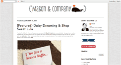 Desktop Screenshot of masonandcompany.blogspot.com