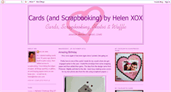 Desktop Screenshot of cardsbyhelenxox.blogspot.com