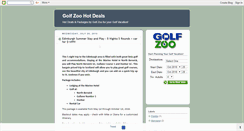 Desktop Screenshot of golfhotdeals.blogspot.com