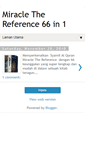 Mobile Screenshot of mymiraclethereference.blogspot.com