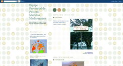 Desktop Screenshot of pastoralmaristasmediterranea.blogspot.com