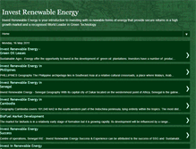 Tablet Screenshot of investrenewableenergy.blogspot.com